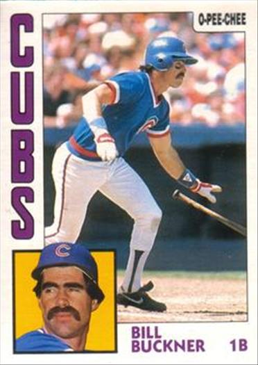 1984 O-Pee-Chee Baseball Cards 096      Bill Buckner